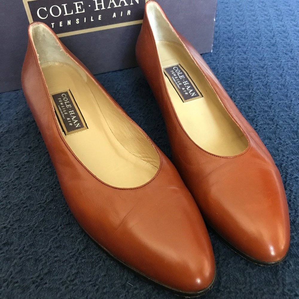 Cole-Haan brandy nappa pumps, size 10 AAA